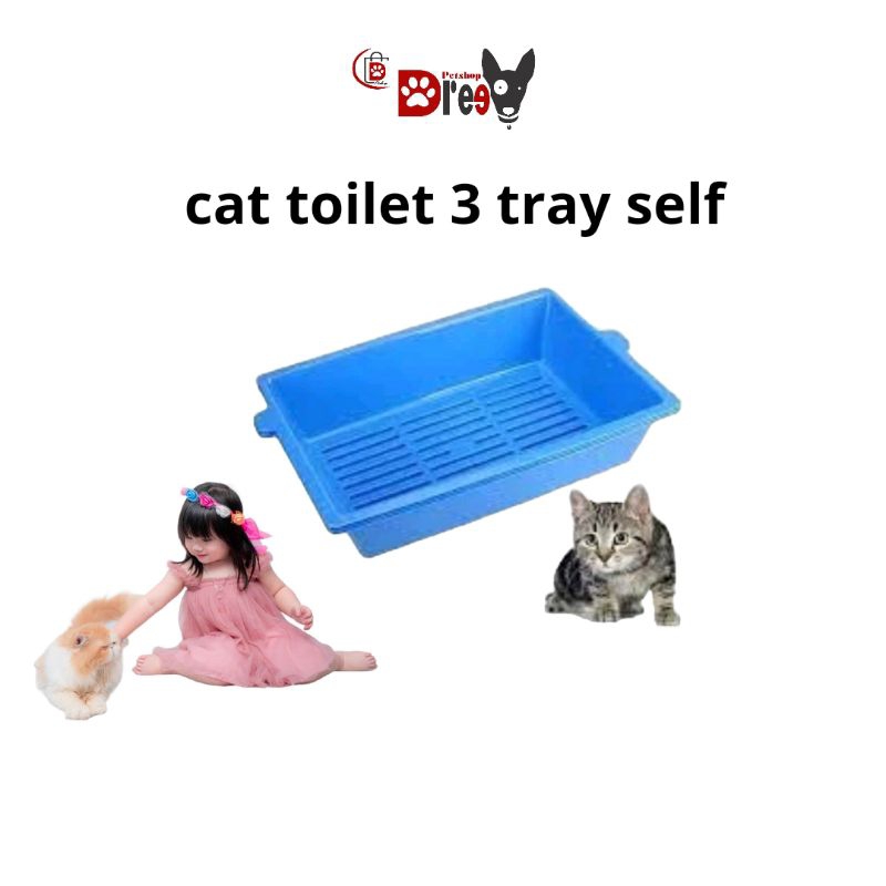 cat toilet 3 tray self sifting box