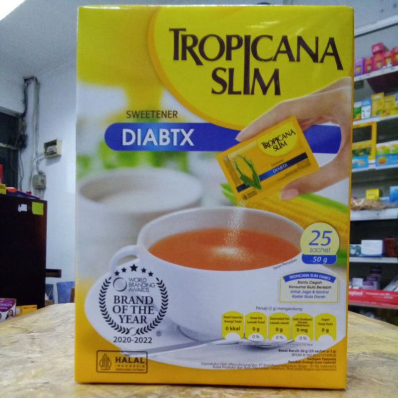 

TROPICANA SLIM DIABTX 25S