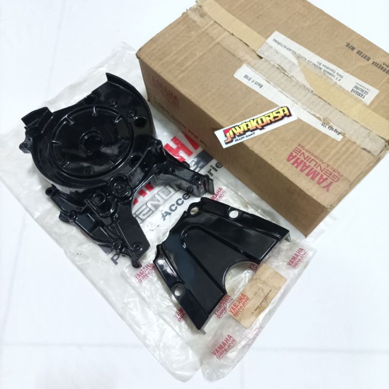 Paketan Blok Karter Kiri Tutup rante Rantai Asli Yamaha F1zr F1z r Force 1 Fiz Original Asli Ygp
