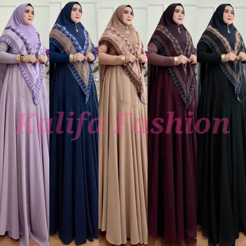 DIJAH 843 ORI DIJAH SYARI / GAMIS SET SYARI / GAMIS SYARI POLOS / GAMIS UMROH / BAJU SYARI BRANDED