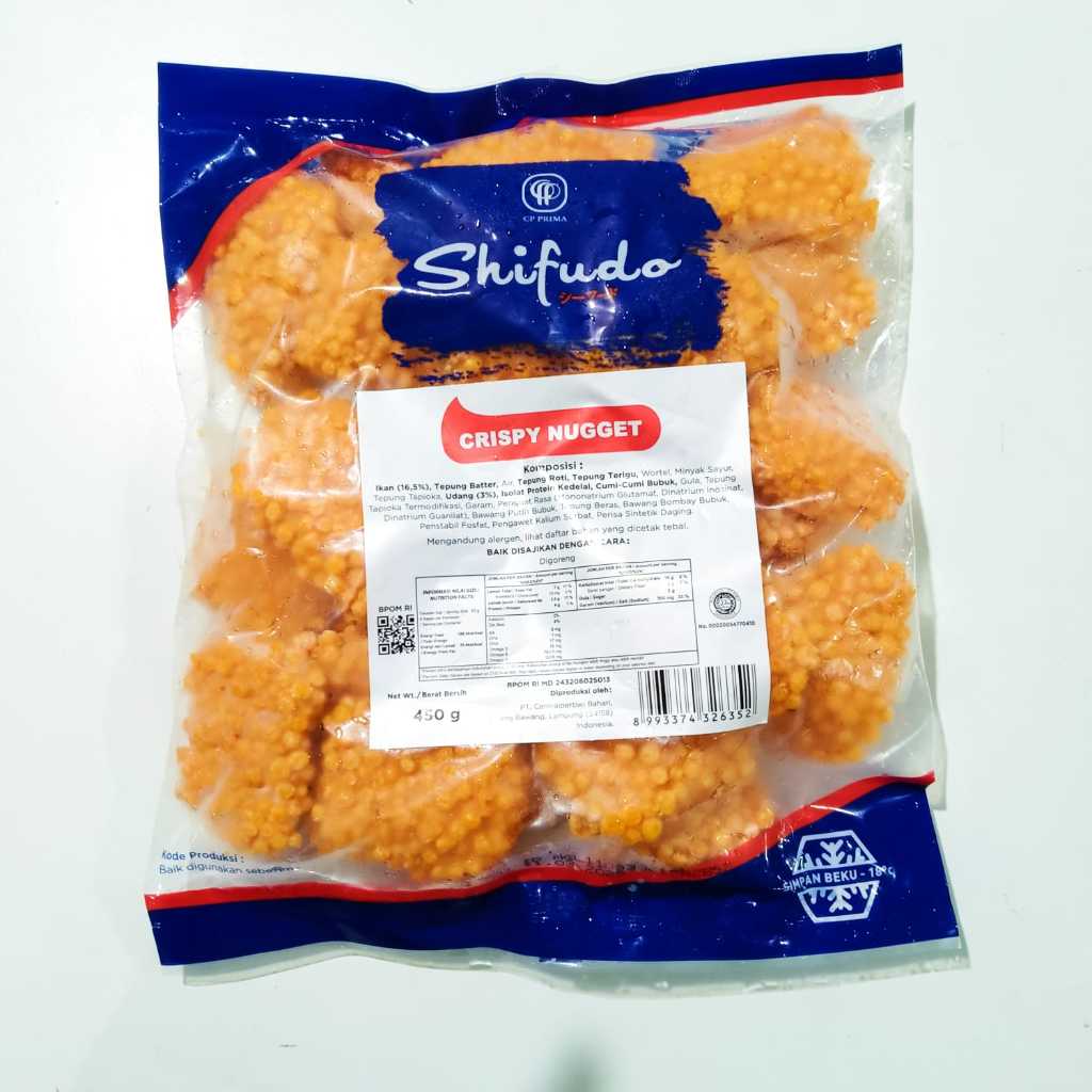 

SHIFUDO fish crispy nugget 450gr