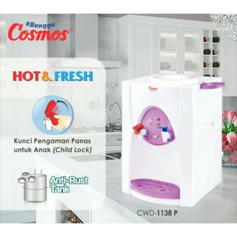 Dispenser Cosmos CWD-1138P / Cosmos Dispenser Hot & Fresh CWD 1138 P