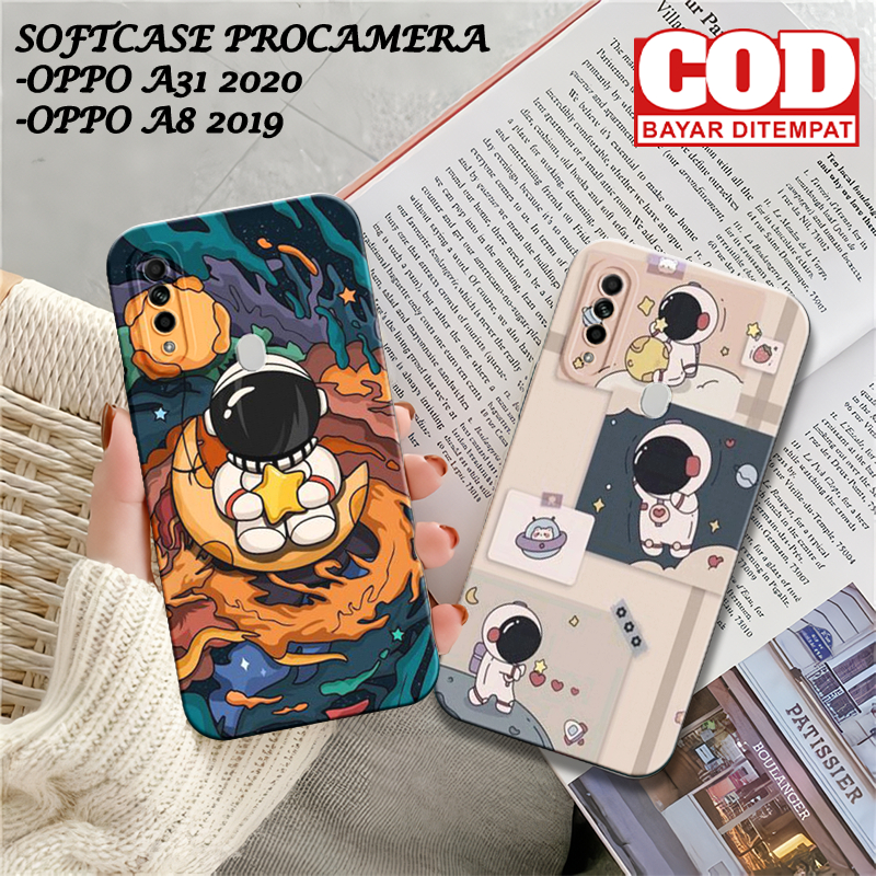 Softcase Oppo A31 2020 / Oppo A8 2019 Pro Camera - Casing Oppo A31 2020 - Silicon Oppo A31 2020 - Pe