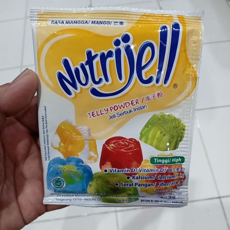 

Mahbubah - Nutrijell 15 g Jeli Serbuk Instan Rasa Mangga
