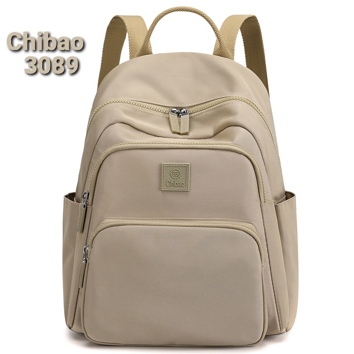 Ready stock Chibao - Tas ransel CHIBAO 3089 tas ransel wanita nilon waterproof ransel cewek