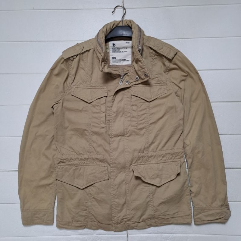 JAKET SEMI PARKA ARMY TBJ NEARBY SIZE M