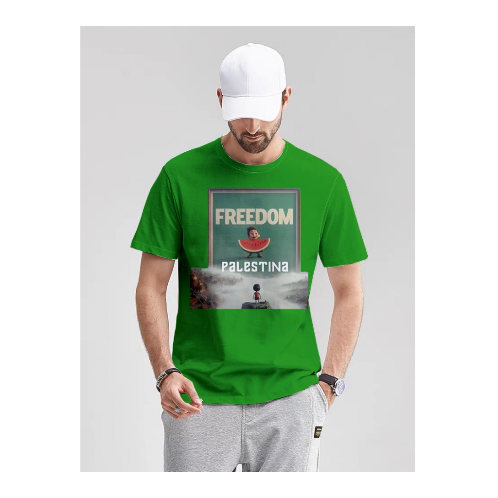 baju kaos semangka kaos palestina merdeka dtf keren save palestina