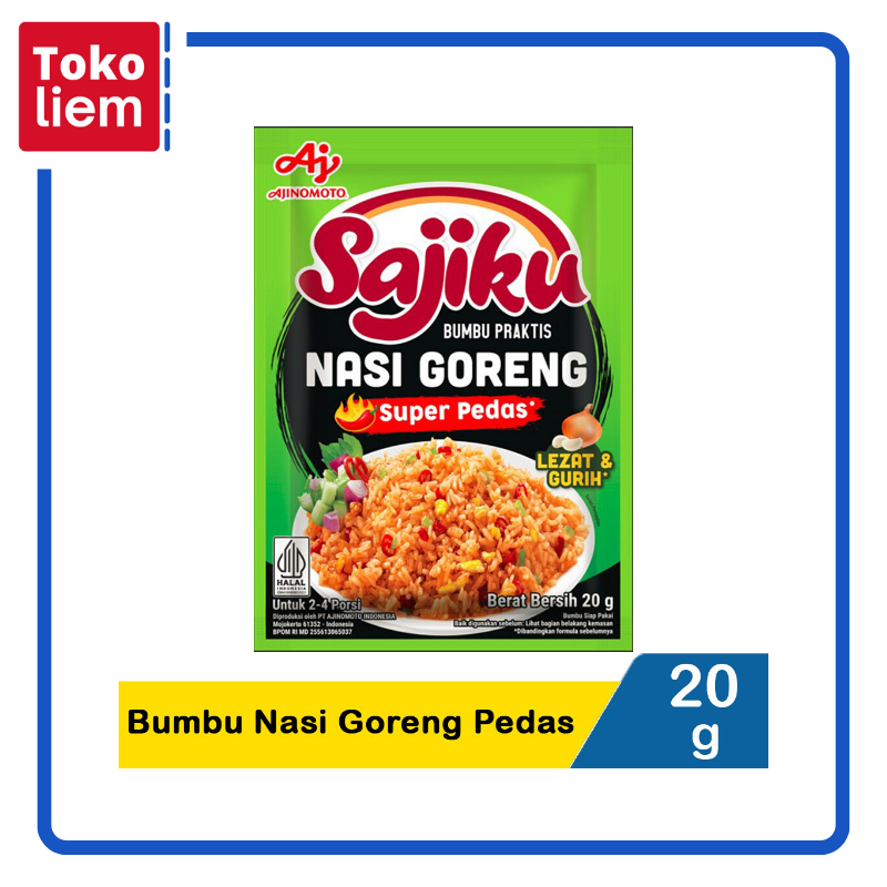 

Ajinomoto Bumbu Nasi Goreng Sajiku Pedas 20G