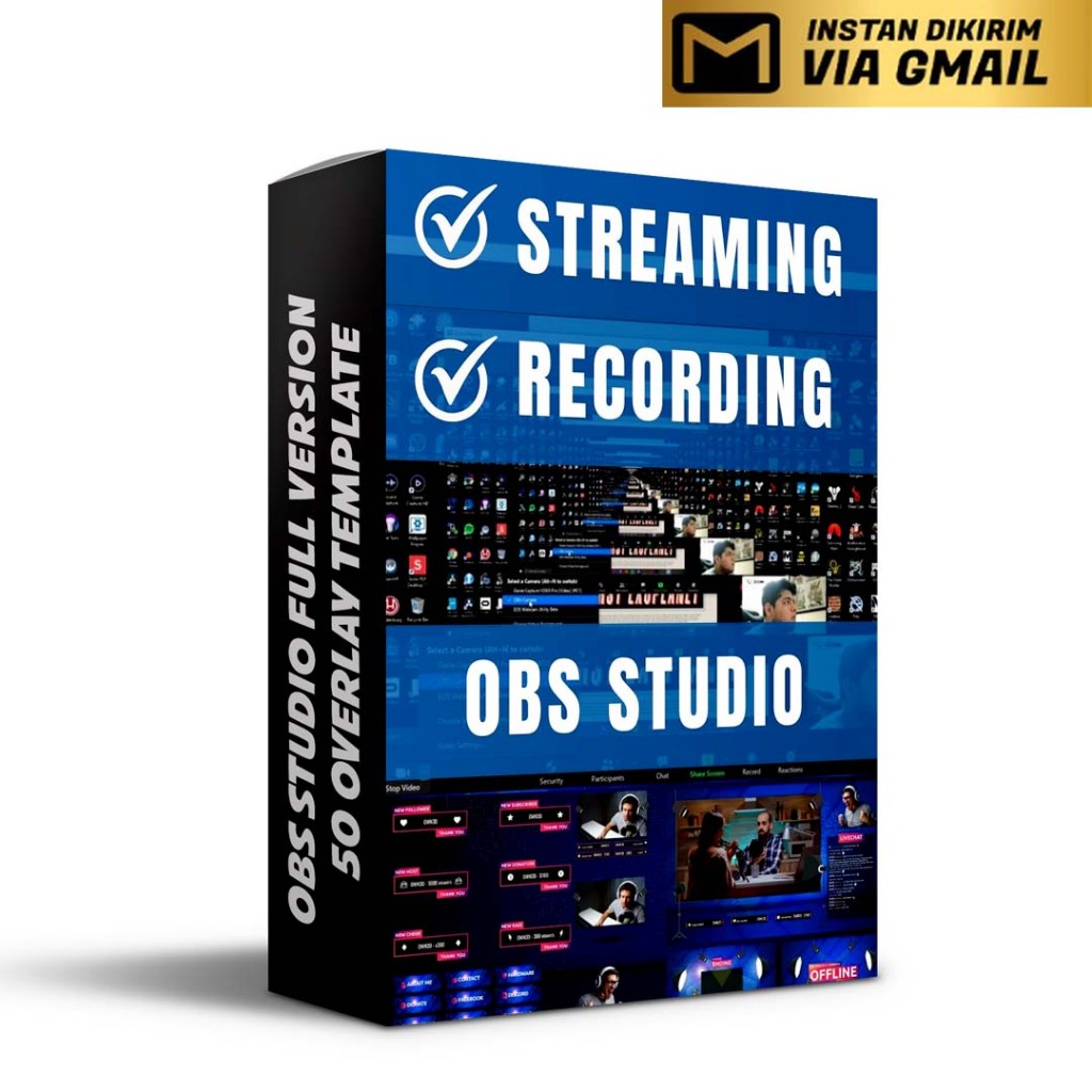 Tutorial OBS Perekam Layar Dan Live Streaming +Bonus OBS Studio Full Version