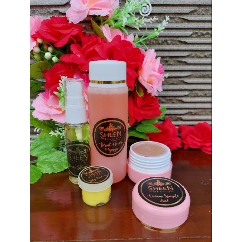 Sheen beauty krim paket simple 2in1 cream serum glow