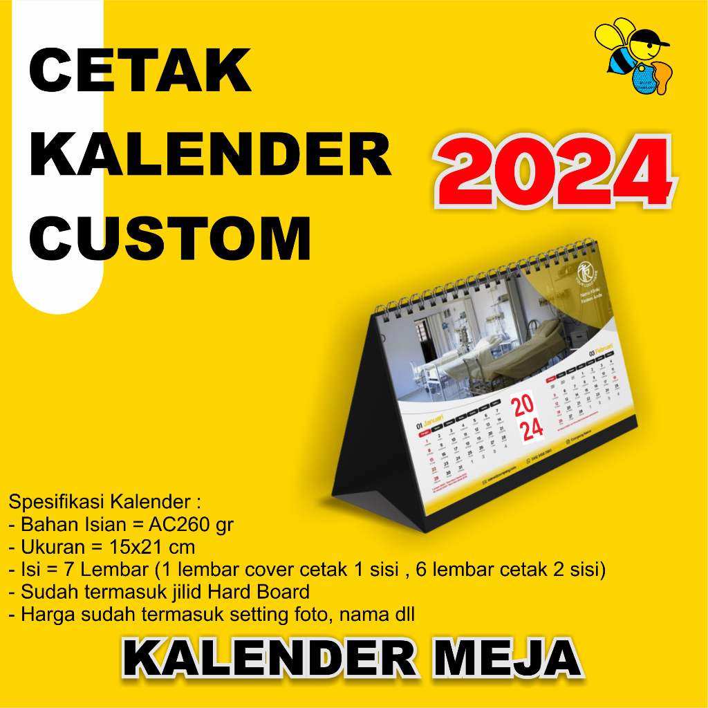 

Cetak Kalender Meja Custom | Print Kalender Custom Design Foto Logo
