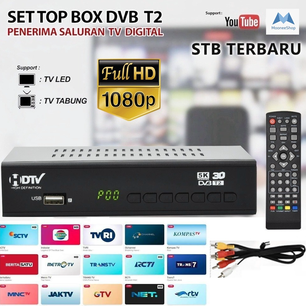BARU Set Top Box Tv Digital  Receiver TV Digital DVB T2 STB TV DIGITAL HDTV