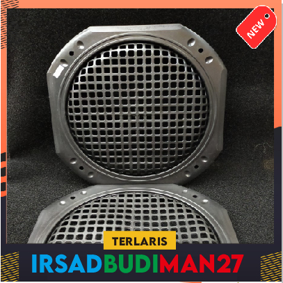 Grill Ram Tutup Speaker 10 Inch Motif Segi Ram Speaker 10 Inch Plastik