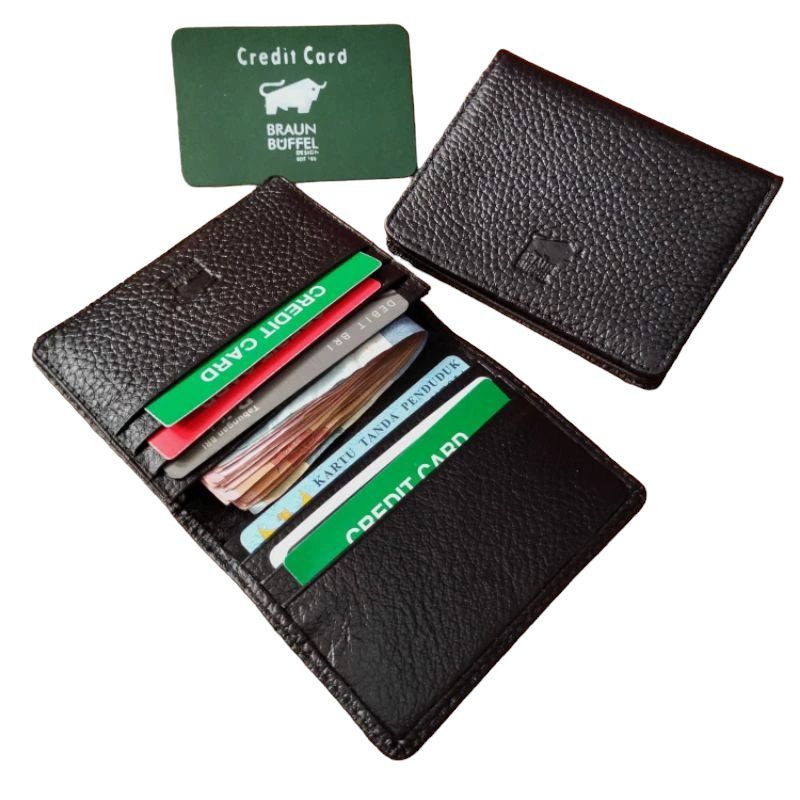 Dompet Kartu Kulit Dompet ID card 100% kulit  Asli