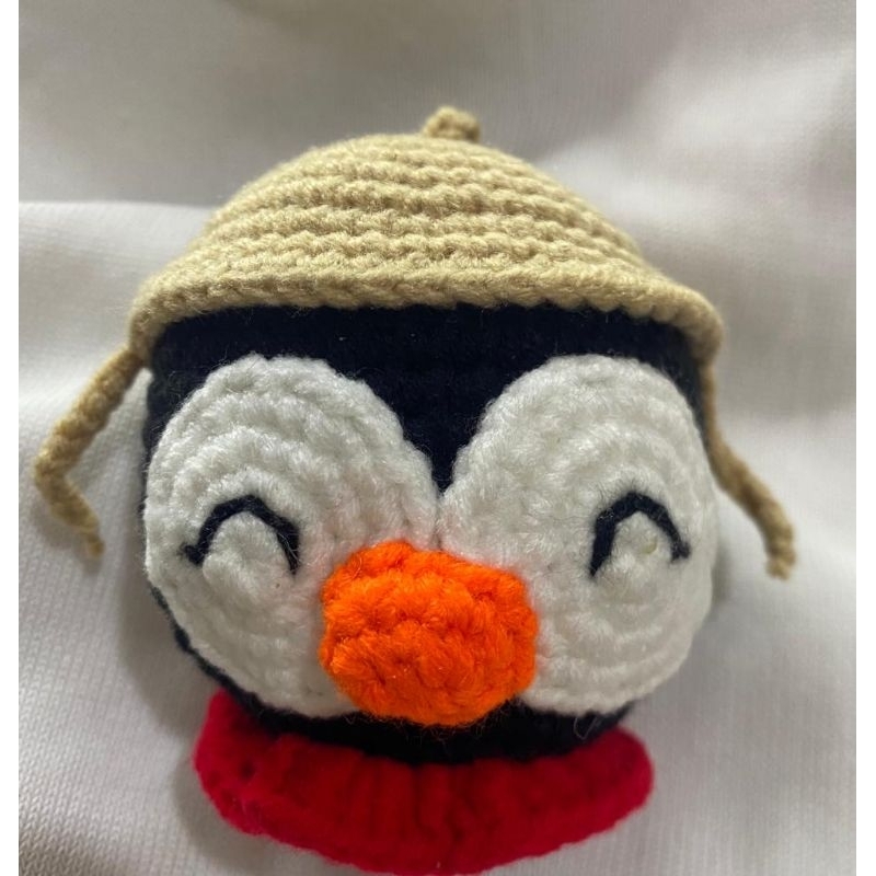 BONEKA RAJUT AMIGURUMI PINGUIN BALL