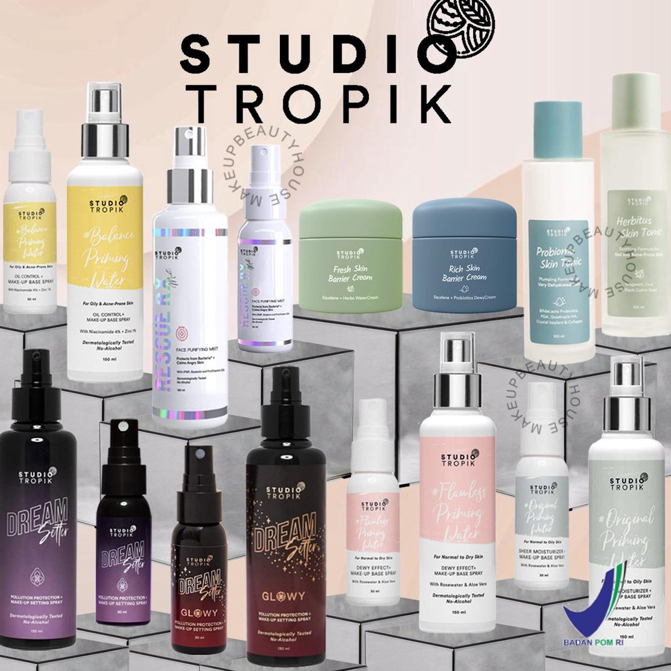 Spesial EditionVv2V6 STUDIO TROPIK Priming Water Makeup Base Spray (DreamSetter/ Tonic/ Face Mist/ H