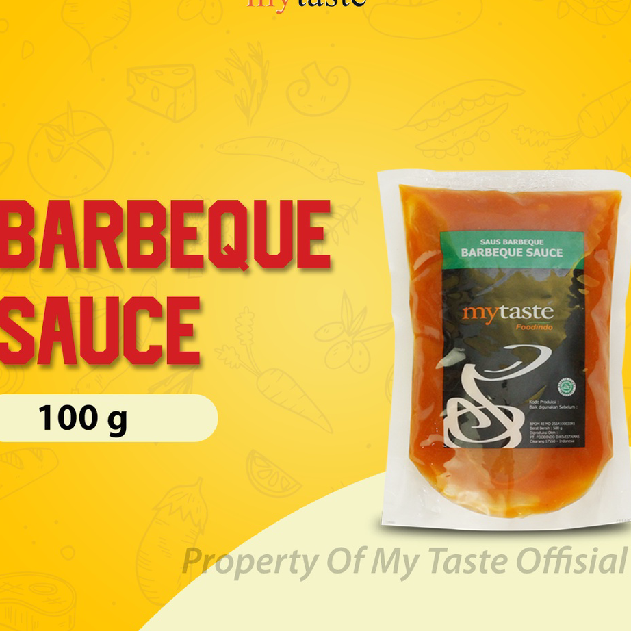 

↔✢❅ My Taste Barbeque Sauce 100gr Saus Barbeque Original Saos BBQ Bumbu Barbeque Daging Grill Bakar Laris