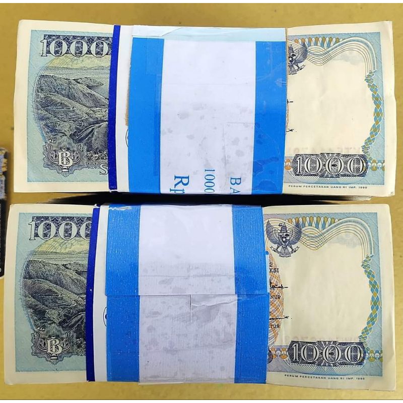 gepokan uang kuno 1000 lompat batu ekonomis