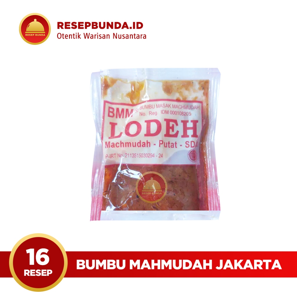 

(BUMBU LODEH) Bumbu Machmudah Mahmudah BMM Sachet Asli Sidoarjo Bumbu Masak Instan Praktis Racik Rempah Dapur - 50 gr