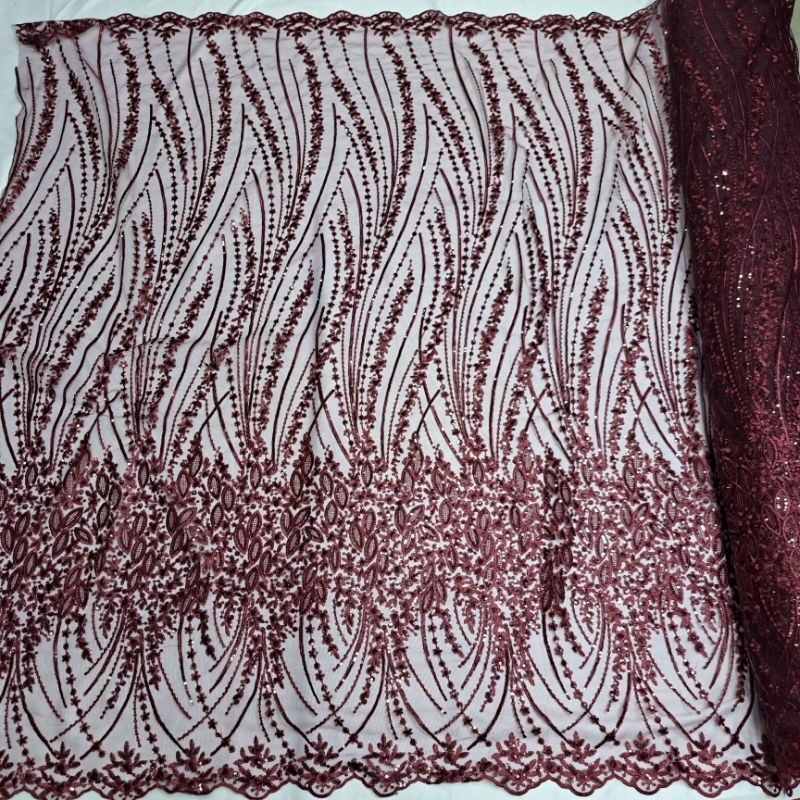 Kain tile bordir Payet  full import