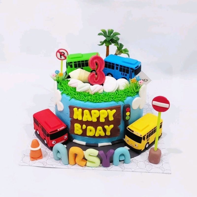

Cake Ulang Tahun Tayo Cake Karakter Tayo