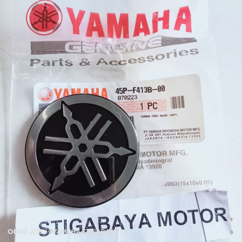 emblem garputala Yamaha Byson karbu logo garputala sayap Byson old original