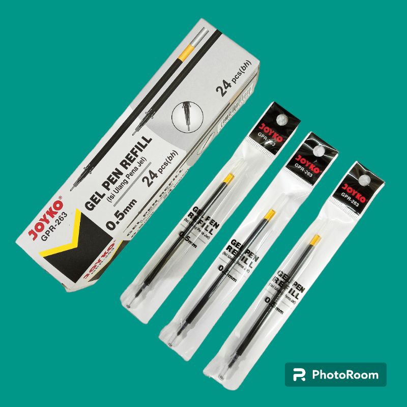 

GEL PEN REFILL ISI ULANG PULPEN GEL 0.5MM JOYKO GPR-263