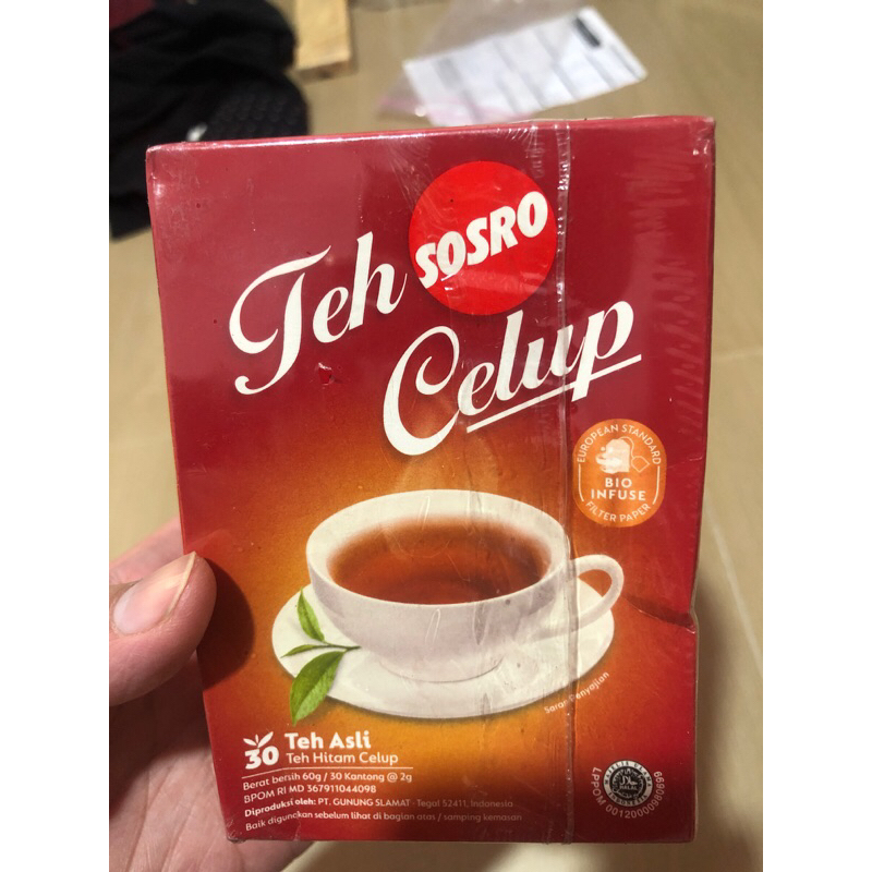 

teh celup sosro isi 30 teh sosro celup 30