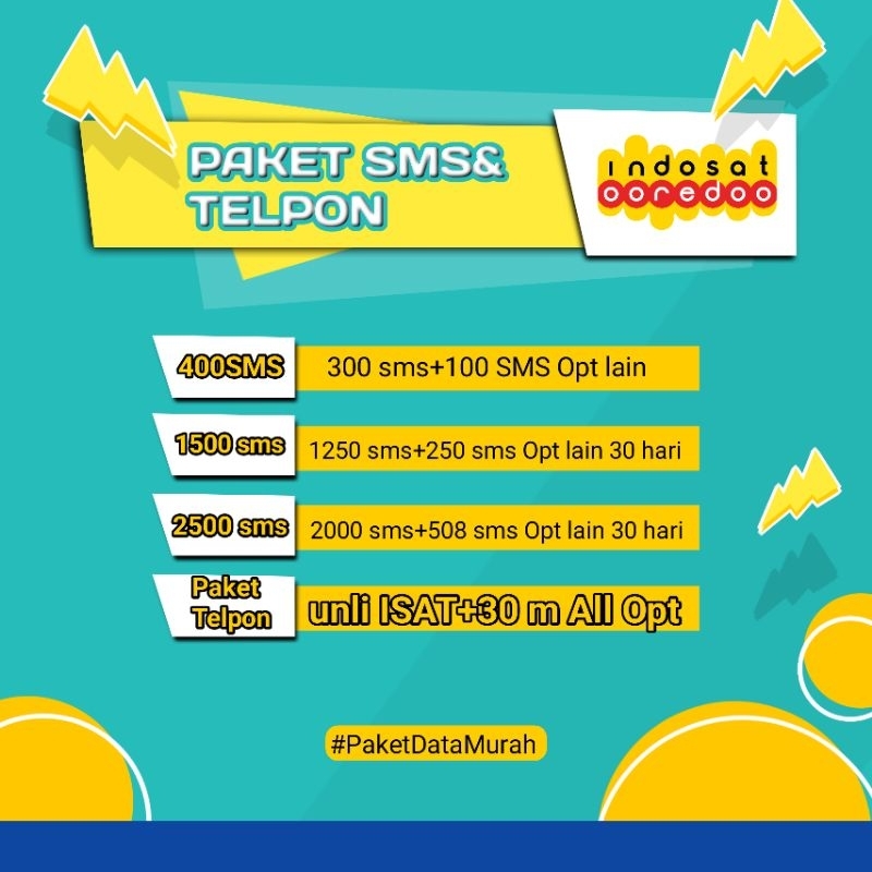 Paket Nelpon dan sms indosat