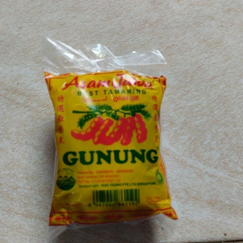 

Asam Jawa cap Gunung 250 gram