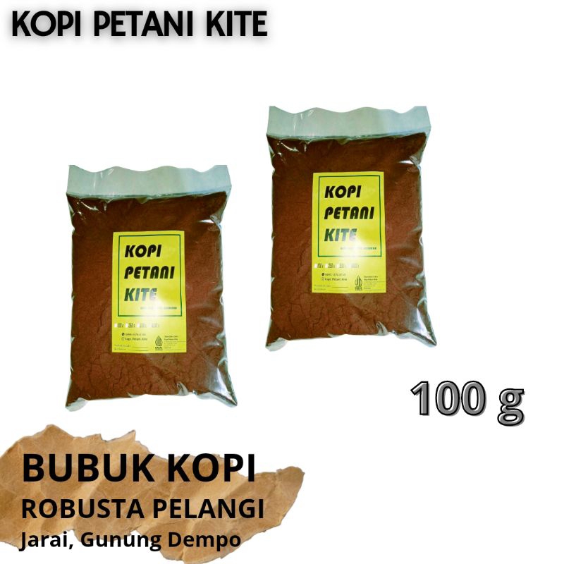 

Kopi Robusta Pelangi Gunung Dempo 100g (Kab. Lahat, Sumsel)