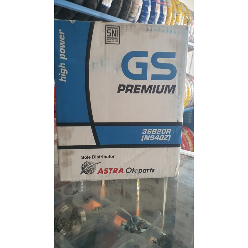AKI BASAH BATTERY GS ASTRA PREMIUM NS40Z(36B20R)