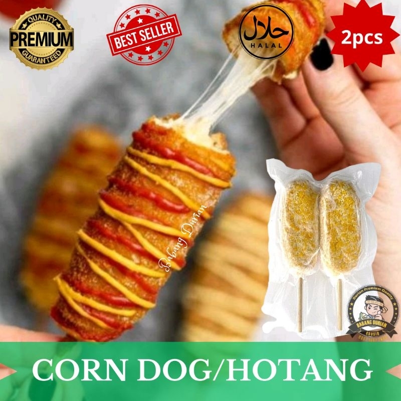 

CORNDOG/HOTTANG FROZEN INSTAN LANGSUNG GORENG DENGAN ISIAN SOSIS DAN KEJU MOZARELLA YANG SUPER LUMER DAN ENAK MWNGGUNAKAN BAHAN-BAHAN PREMIUM PILIHAN SEHINGGA MENCIPTAKAN RASA YANG SANGAT LEZAT DAN HALAL