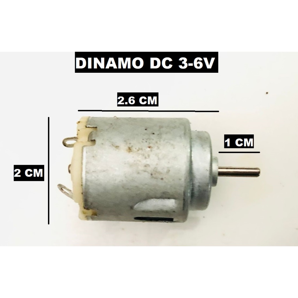 DINAMO DC 3V-6V MOTOR DC 3V 5V 6V TERMURAH DINAMO LAYANGAN DINAMO MINI TRONDOL DIY DLL