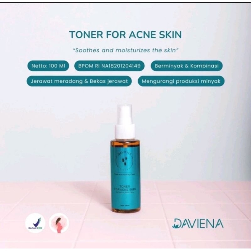 Daviena Skincare || Toner Acne Daviena Skincare
