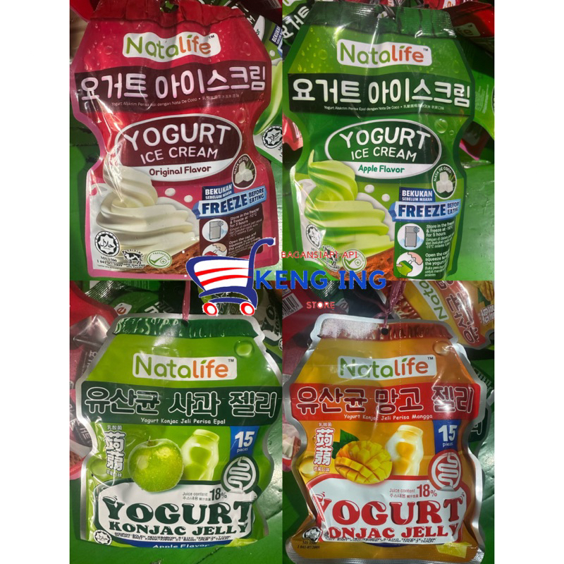 

NATALIFE JELLY YOGURT KONJAC 300 GRAM HALAL/JELLY YOGURT BERPERISA/CEMILAN