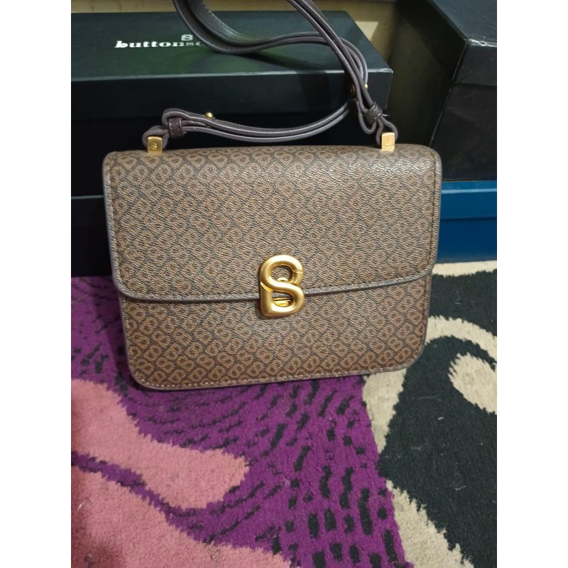 prelived audrey monogram buttonscarves