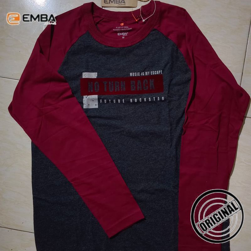 Kaos pria merk Emba Jeans