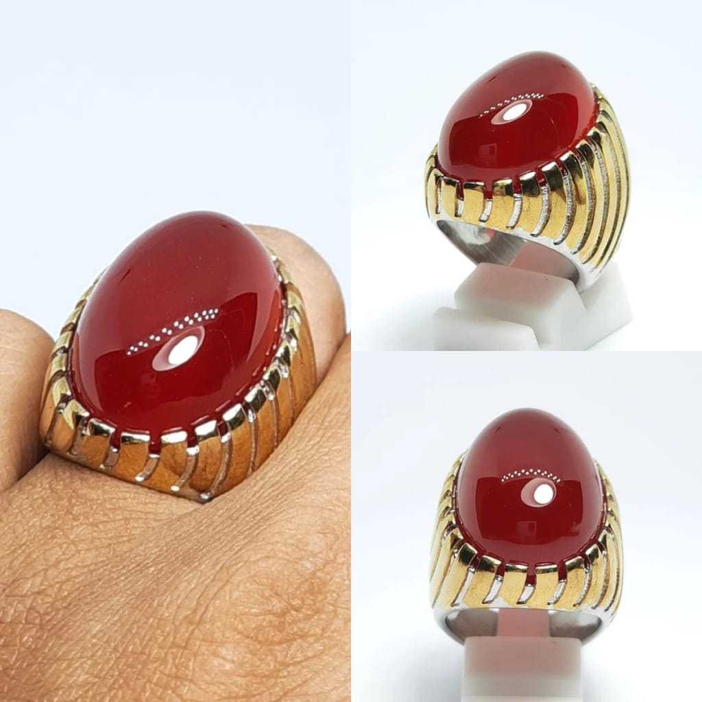 BATU AKIK YAMAN WULUNG COKLAT GRADE AAA GARANSI