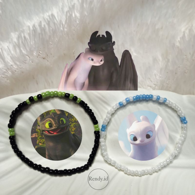 Gelang Couple Manik Karakter How To Train Your Dragon Bracelet