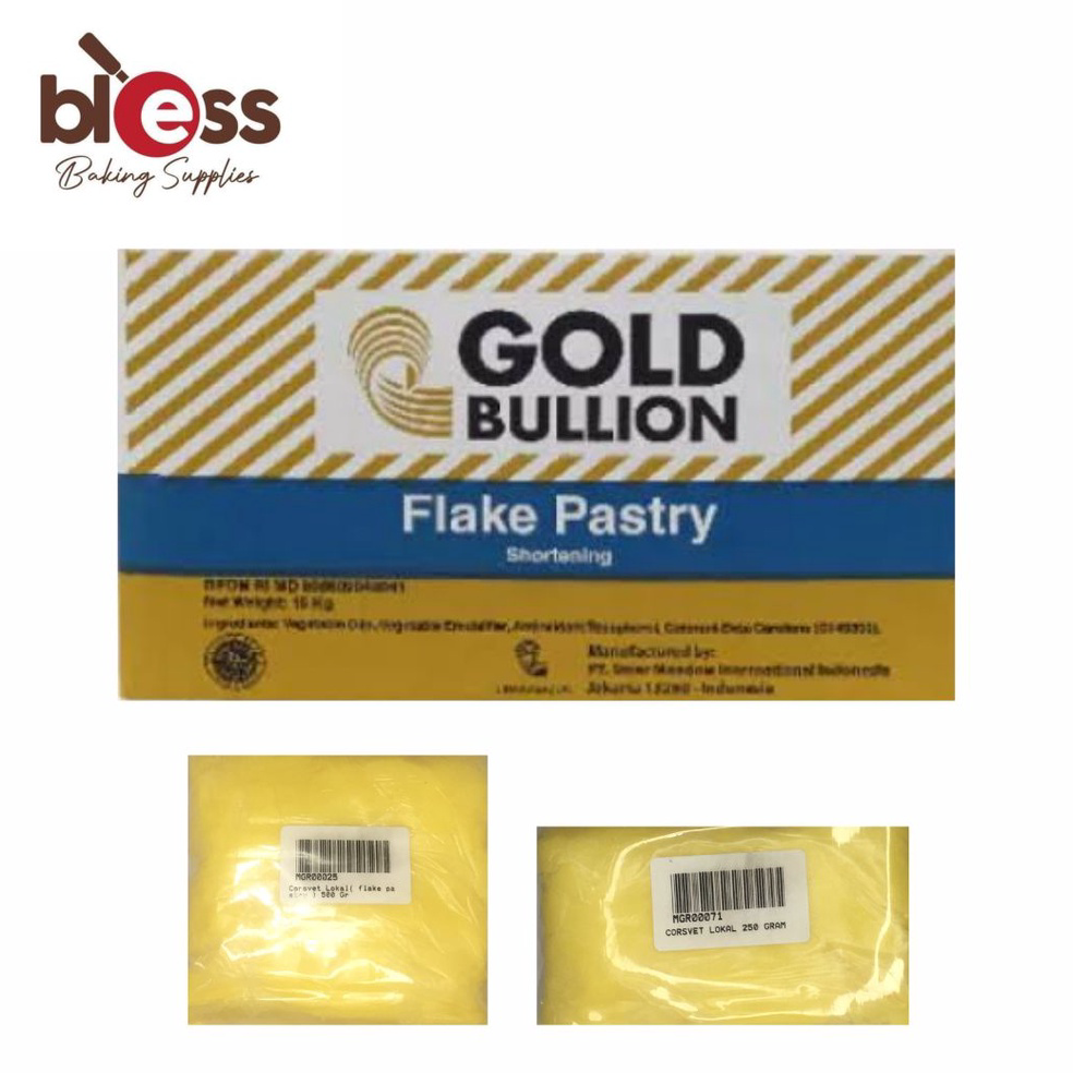 

HEMAT PROMO✅ BUTTER GOLD BULLION FLAKE PASTRY 500 GR / MENTEGA CROISSANT PASTRI