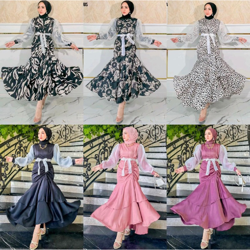 JEDAR DRESS POLOS DAN MOTIF ORI NADA GISELLA