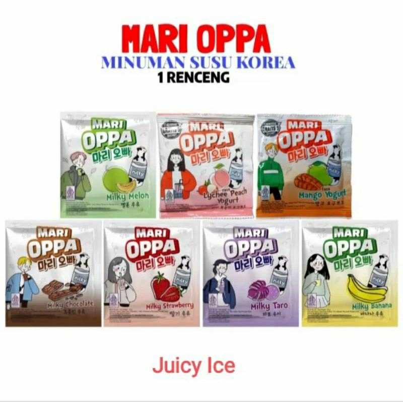 

MARI OPPA KOREAN SUSU 9 VARIAN10/15 PCS