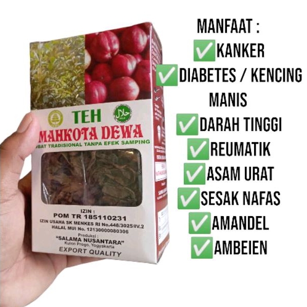 

Teh herbal | teh mahkota dewa | teh 130gr