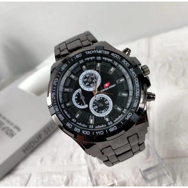 Jam Tangan Rantai Sport Jam Tangan Pria Tali Rantai Keren Best Seller