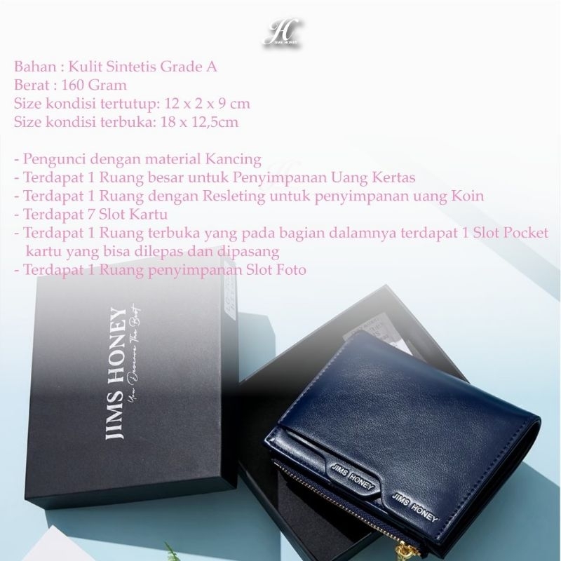 Verlin wallet jimshoney/dompet jimshoney/ dompet murah/ wallet jimshoney