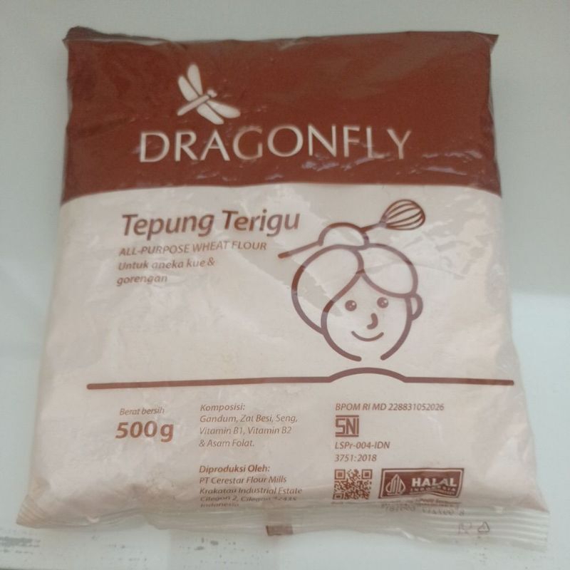 

Tepung terigu dragonfly 500gr