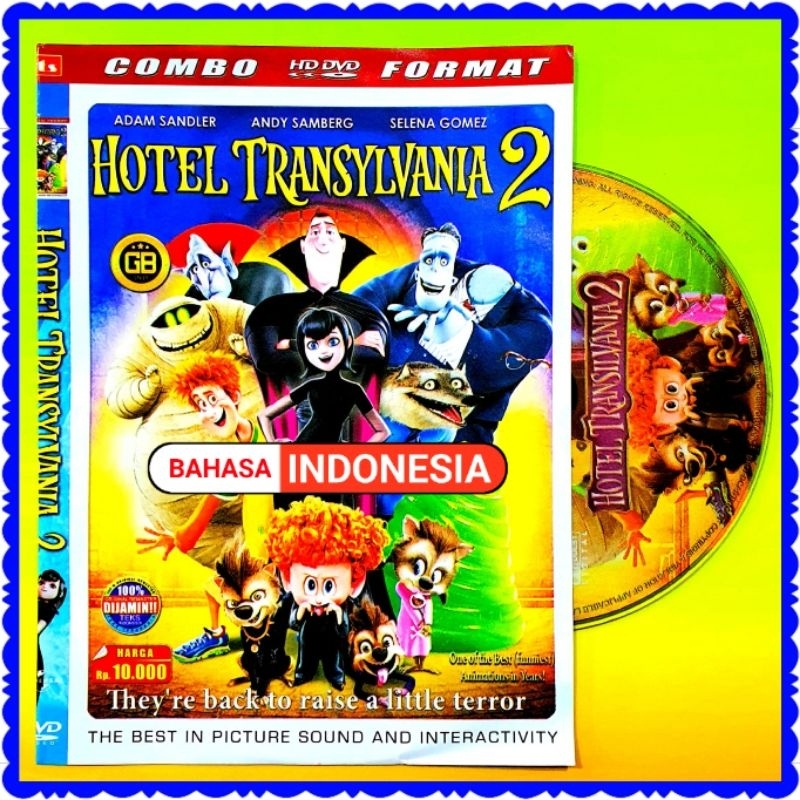 KASET FILM HOTEL TRANSYLVANIA  DUBBING BAHASA INDONESIA-KASET FILM CARTOON HOTEL TRANSYLVANIA BAHASA