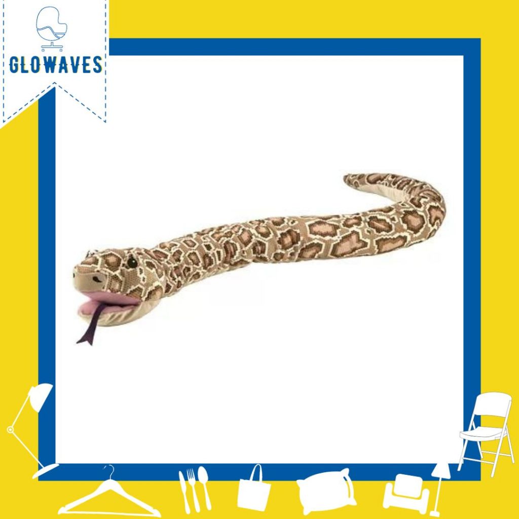 DJUNGELSKOG Boneka Tangan Ular Phyton Birma / Boneka Ular Piton / Mainan Boneka / Mainan Anak / Bone