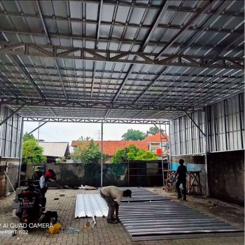 kanopi baja ringan atap spandek